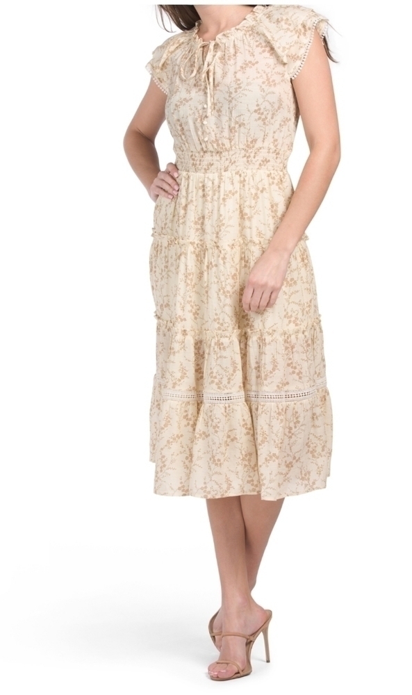 𝅺Moon River Tiered Maxi Dress